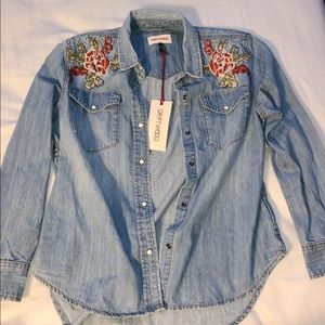 VINTAGE Driftwood denim jacket! NWT